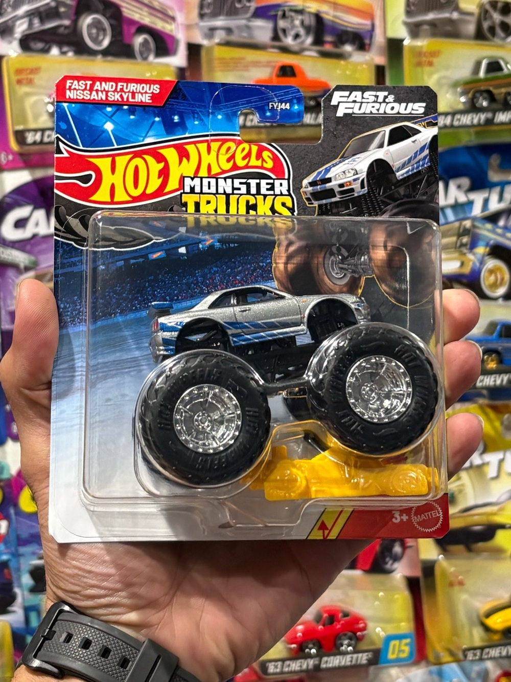 Hot wheels Nissan GTR R34 Fast and Furious monster truck